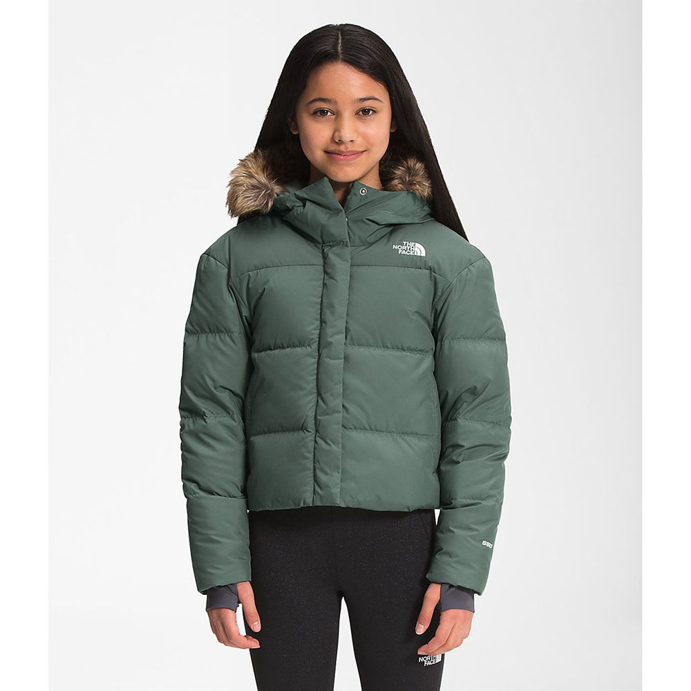 The North Face Jackets Girls Australia - The North Face Dealio City Green (YXD-254381)